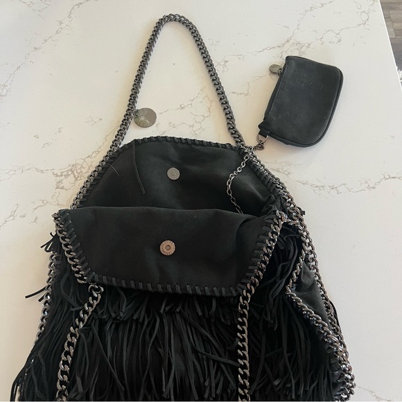 RARE RARE ..Stella McCarthy Falabella GORGEOUS SUEDE PURSE🖤 - Picture 4 of 10